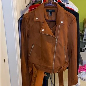 Suede Buckled Jacket